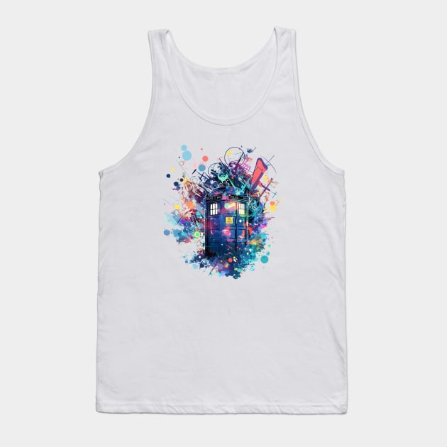 dr who Tank Top by a cat cooking